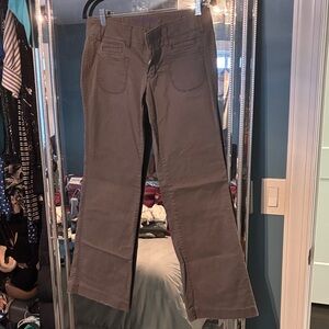 American Eagle Outfitters Women's Tan Flare Pants
